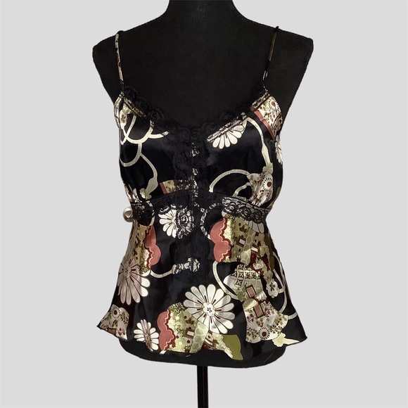 Raver Black Slip Cami Vintage - Picture 2 of 7